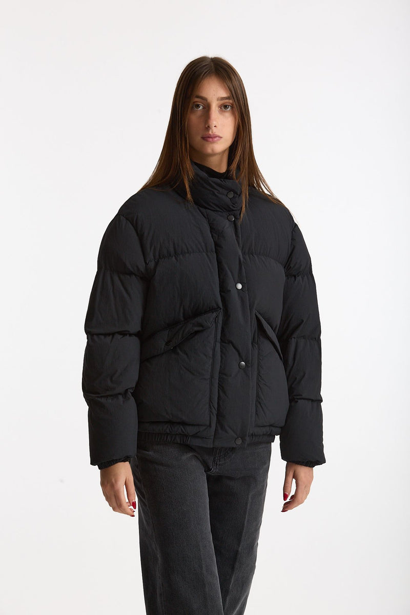 Piumino trapuntato POPPY nero donna Grifoni - 5