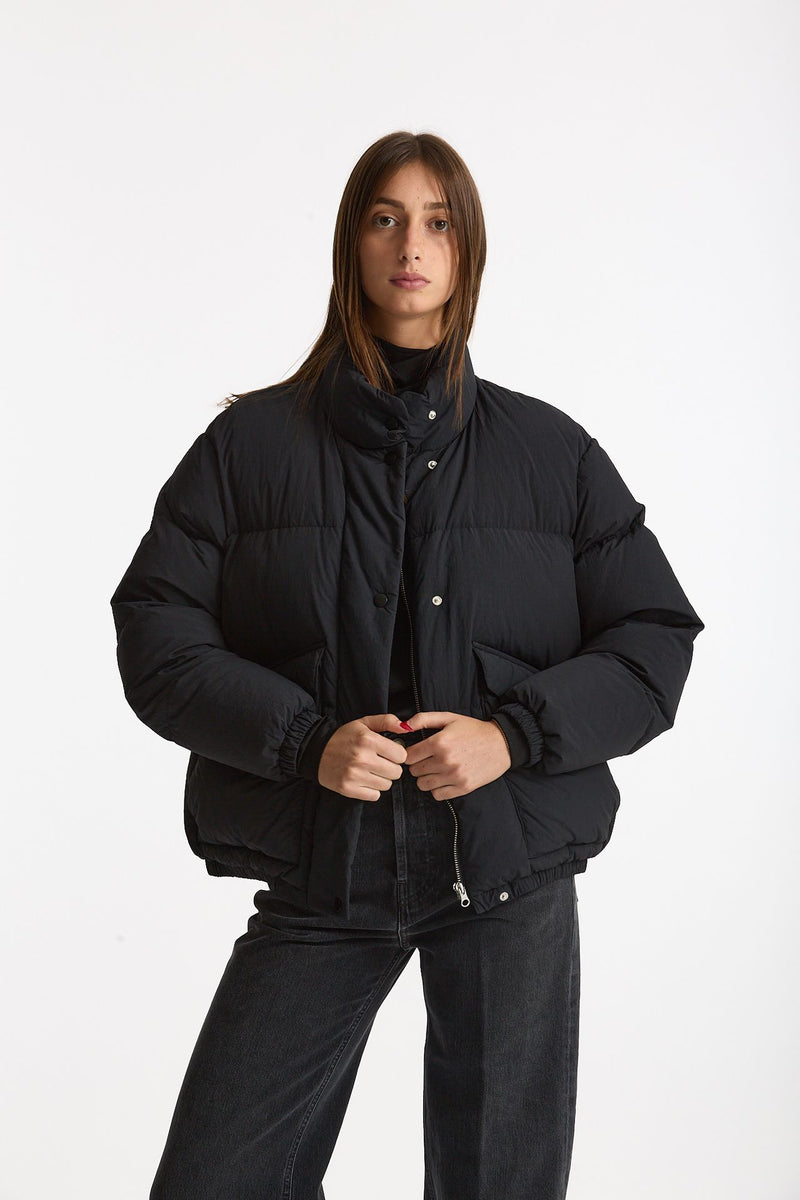 Piumino trapuntato POPPY nero donna Grifoni - 1