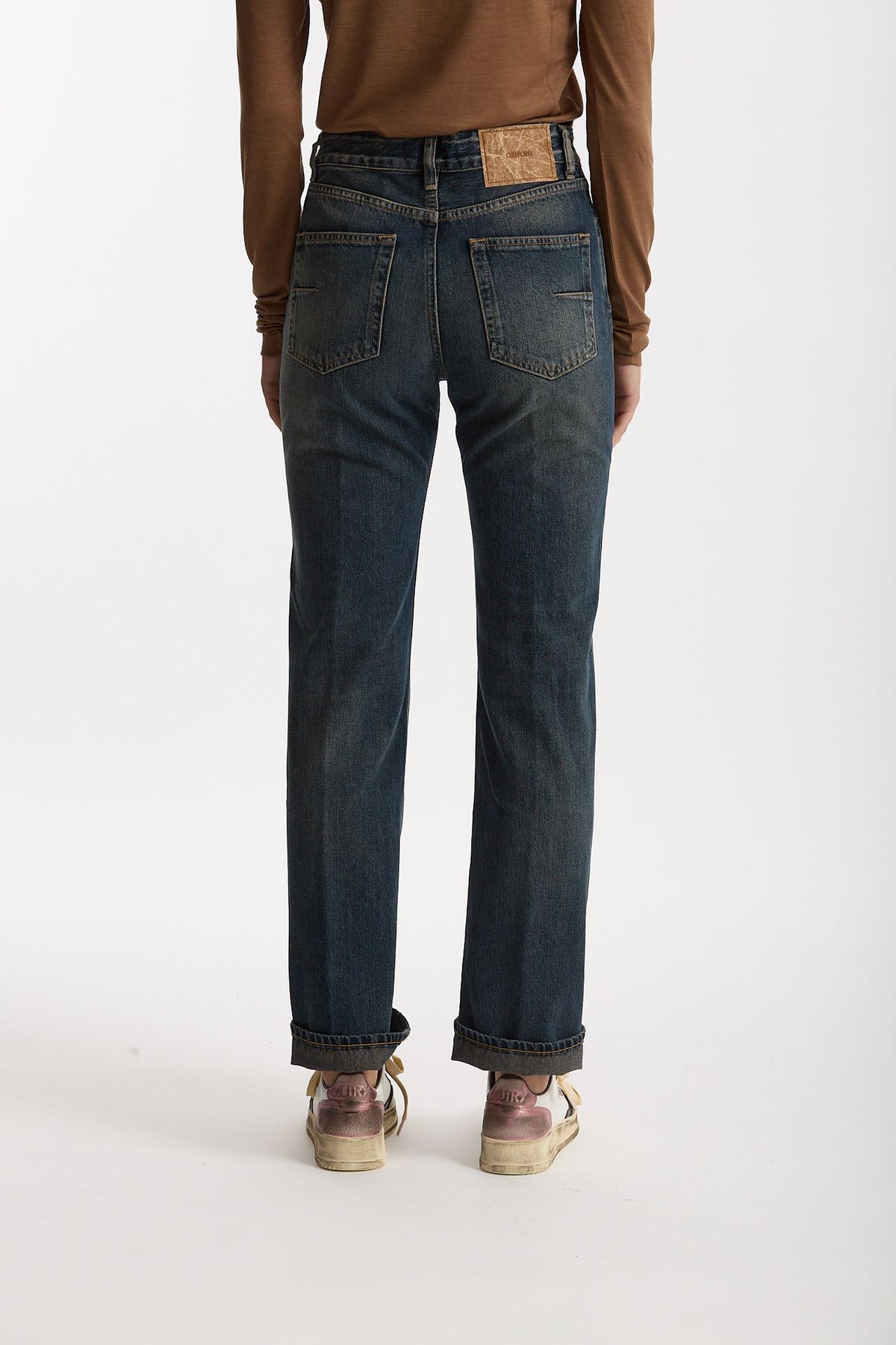 Jeans regular REVEL lavaggio medio scuro donna Grifoni - 2