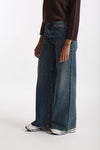 Jeans wide leg BETHEL lavaggio medio donna Grifoni - 3