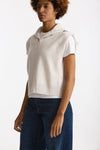 Gilet in lana panna donna Grifoni - 2