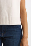 Gilet in lana panna donna Grifoni - 5