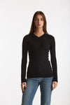 Maglia slim in lana e alpaca nero donna Grifoni - 1