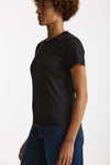 T-shirt basic in cotone nero donna Grifoni - 1