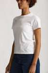 T-shirt basic in cotone bianco donna Grifoni - 2