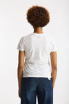 T-shirt basic in cotone bianco donna Grifoni - 3