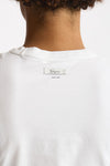 T-shirt basic in cotone bianco donna Grifoni - 5