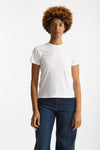 T-shirt basic in cotone bianco donna Grifoni - 1