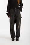 Jeans workwear SIBILLA Nero slavato donna Haikure - 1