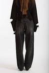 Jeans workwear SIBILLA Nero slavato donna Haikure - 2