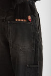 Jeans workwear SIBILLA Nero slavato donna Haikure - 6