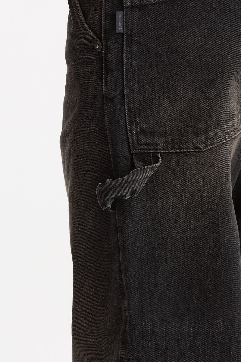 Jeans workwear SIBILLA Nero slavato donna Haikure - 7