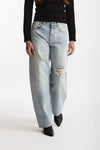 Jeans barrel CLYDE denim chiaro donna Haikure - 1