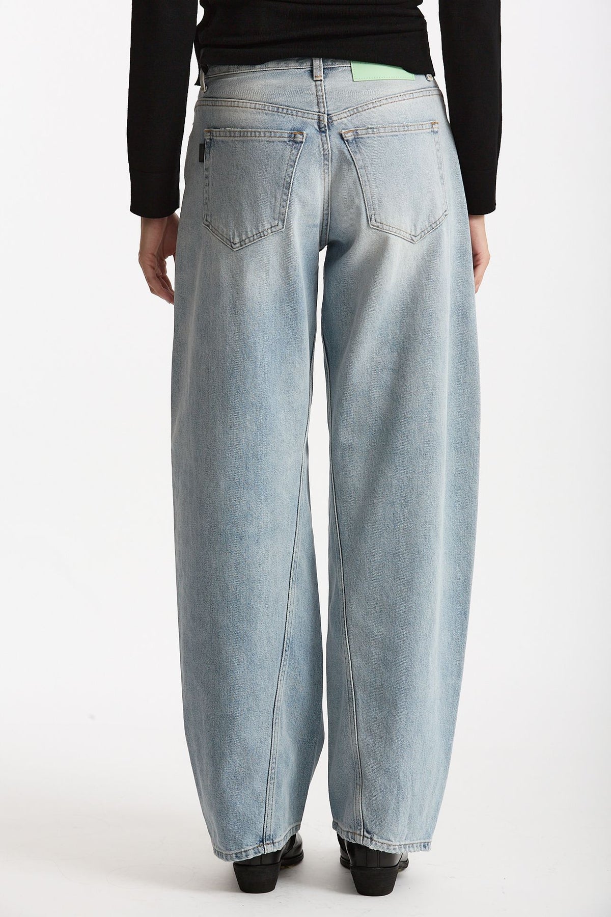 Jeans barrel CLYDE denim chiaro donna Haikure - 3