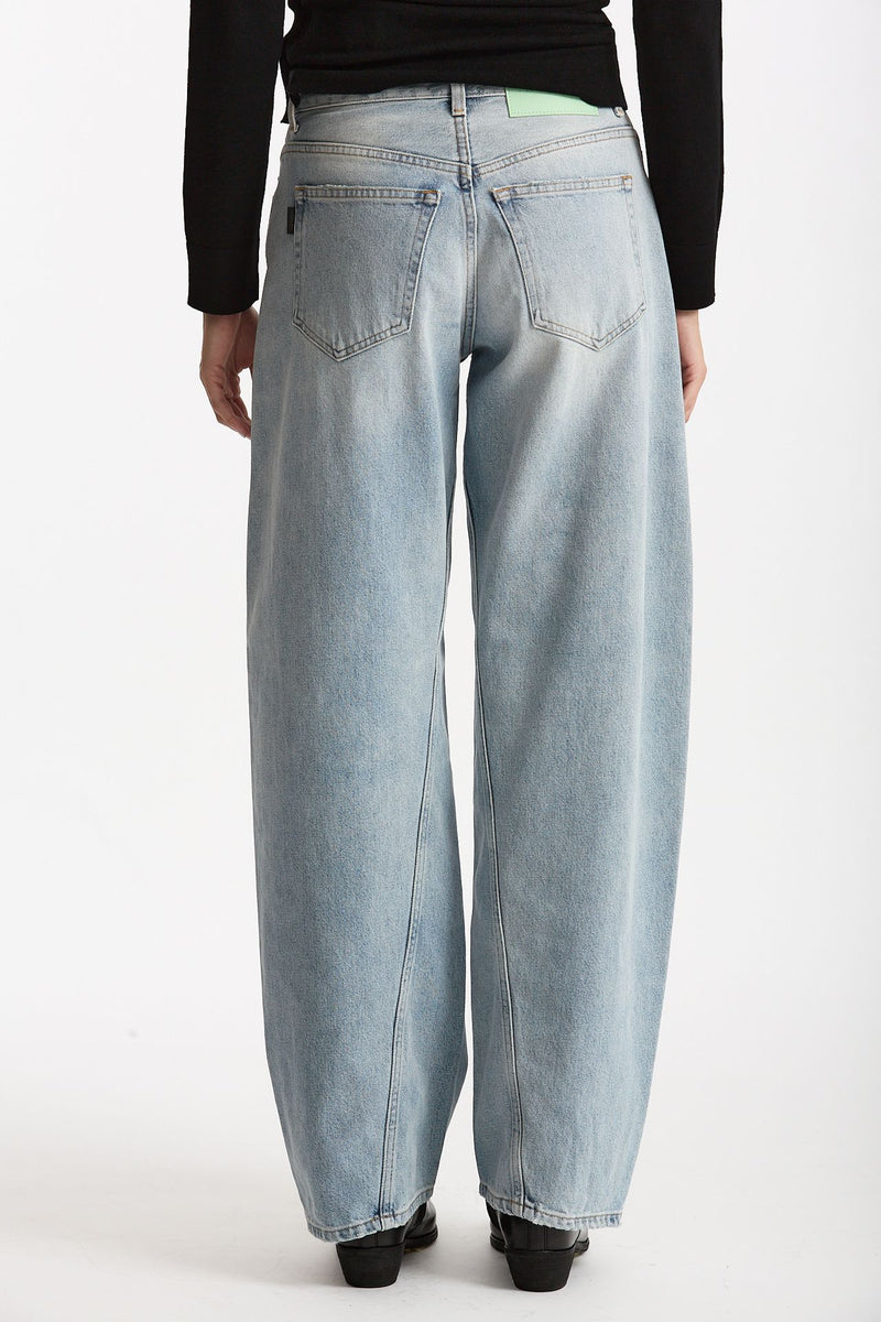 Jeans barrel CLYDE denim chiaro donna Haikure - 3