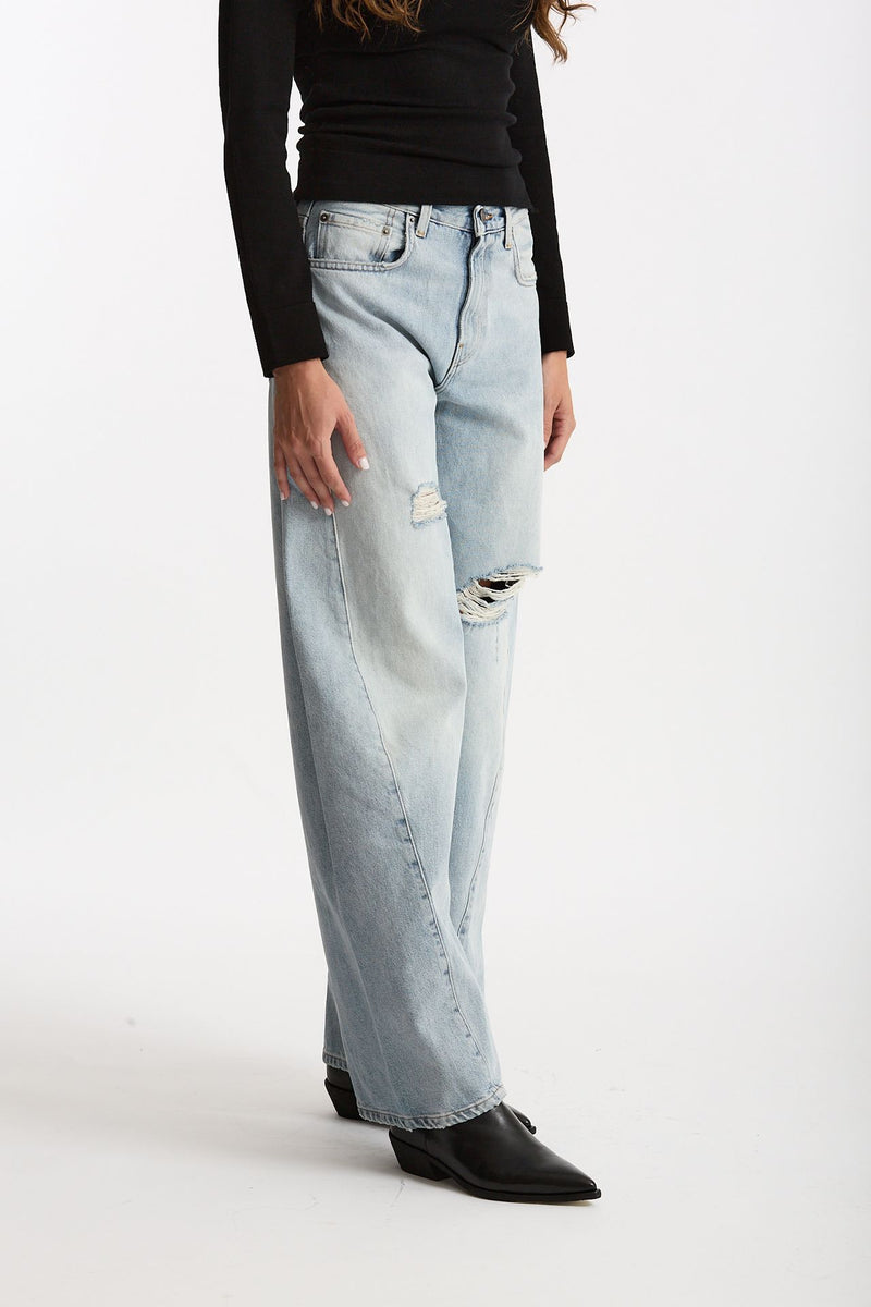 Jeans barrel CLYDE denim chiaro donna Haikure - 4