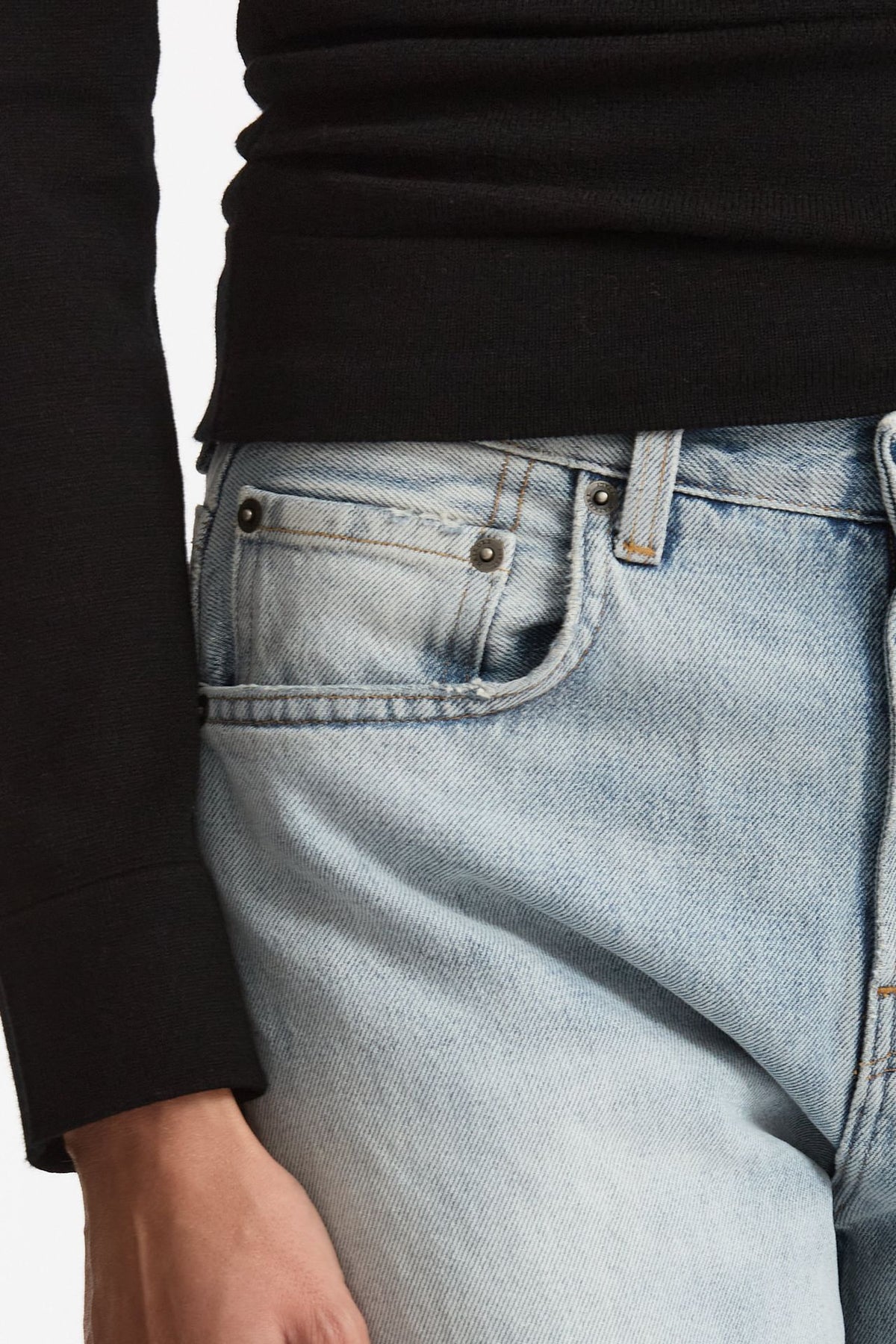 Jeans barrel CLYDE denim chiaro donna Haikure - 5