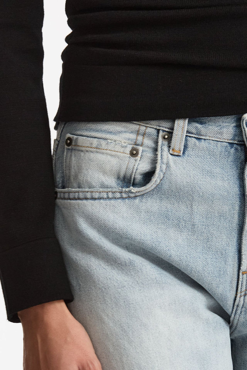 Jeans barrel CLYDE denim chiaro donna Haikure - 5