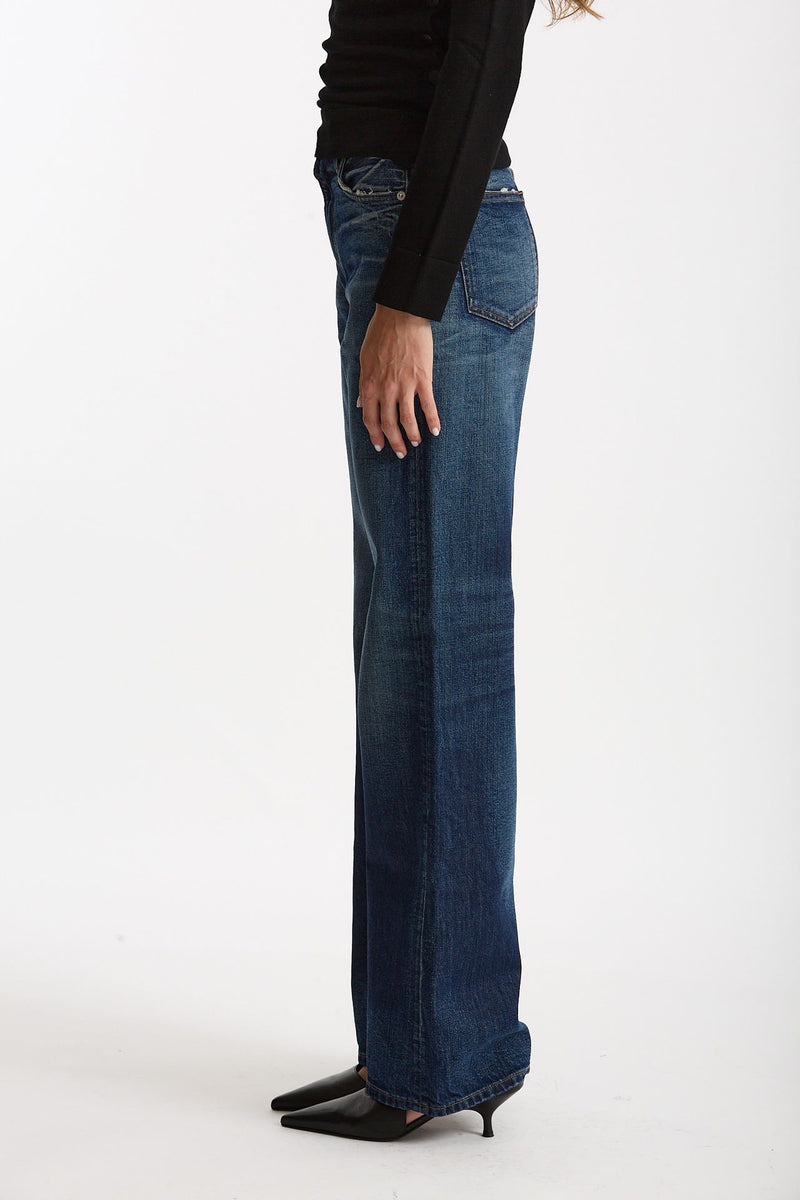 Jeans wide leg KOREA vita alta donna Haikure - 2