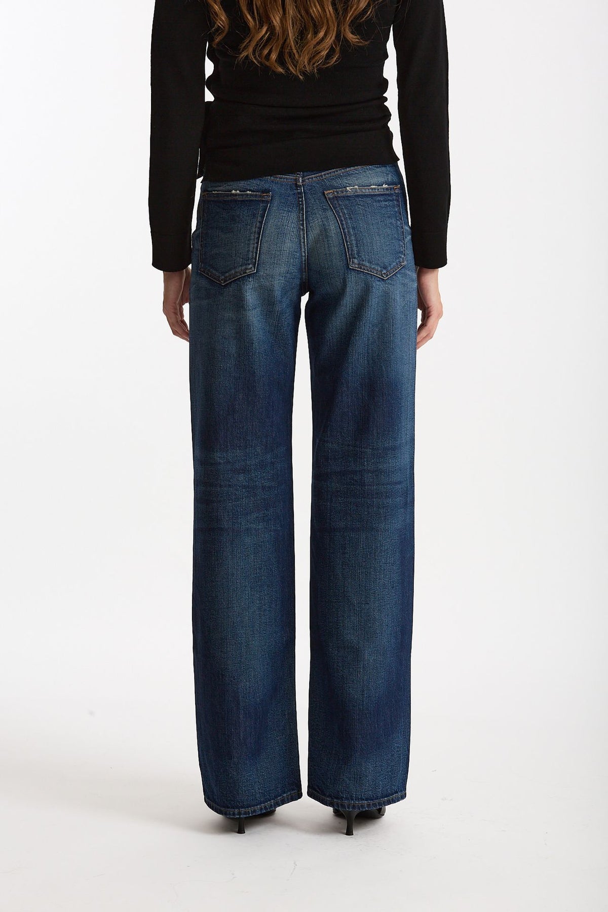 Jeans wide leg KOREA vita alta donna Haikure - 4