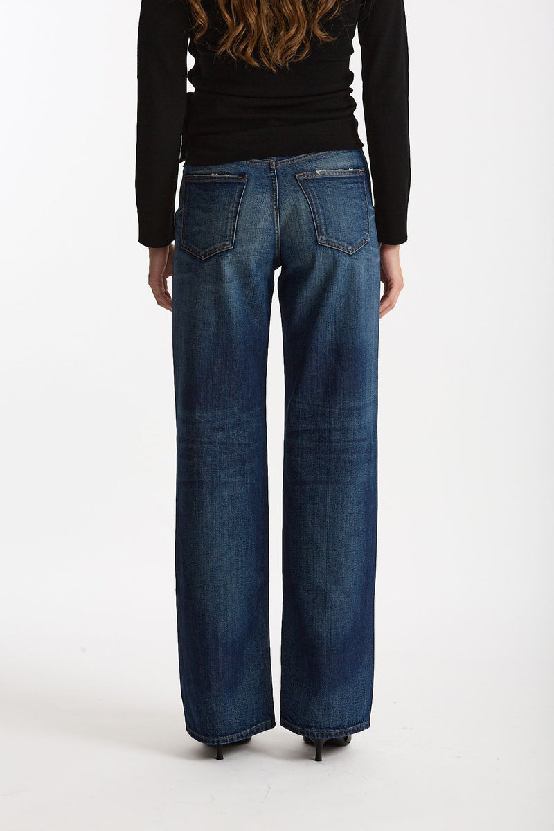 Jeans wide leg KOREA vita alta donna Haikure - 4