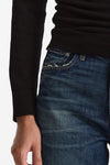 Jeans wide leg KOREA vita alta donna Haikure - 5