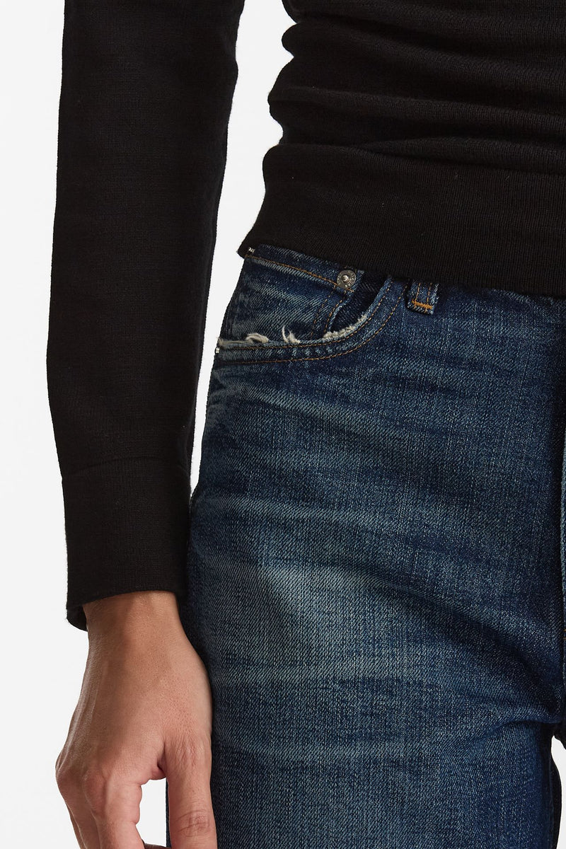 Jeans wide leg KOREA vita alta donna Haikure - 5