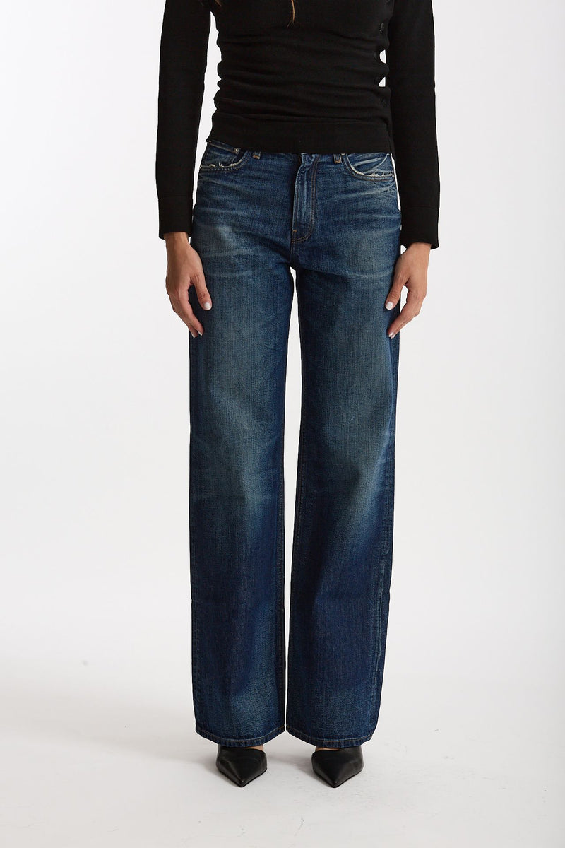 Jeans wide leg KOREA vita alta donna Haikure - 3
