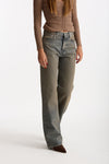 Jeans wide leg KOREA vita alta donna Haikure - 1