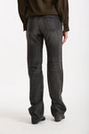 Jeans dritto STAR lavaggio grigio nero donna Haikure - 4