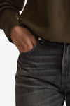 Jeans dritto STAR lavaggio grigio nero donna Haikure - 5