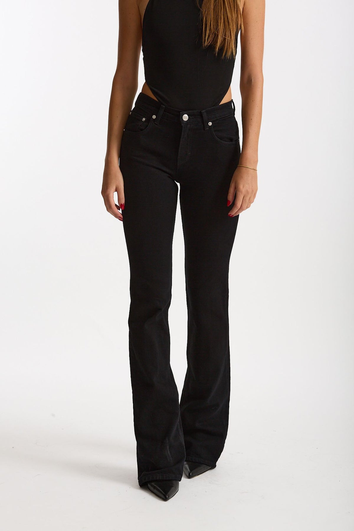 Jeans bootcut CHEWI nero donna Haikure - 1