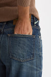 Jeans boy BETTY lavaggio blu scuro donna Haikure - 6