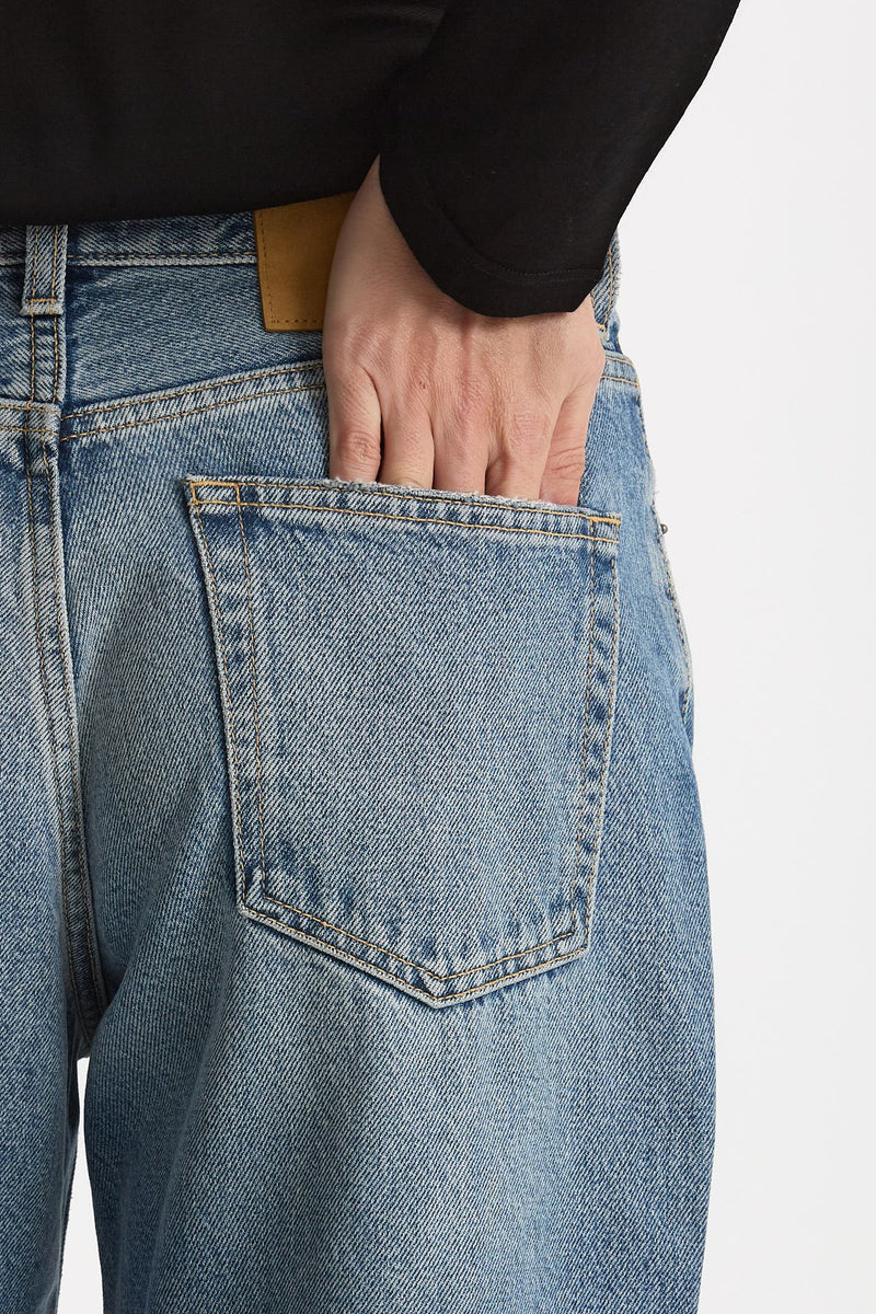 Jeans wide leg KOREA Vita alta donna Haikure - 5