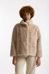 Eco pelliccia corta beige donna Herno - 2