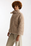 Eco pelliccia corta beige donna Herno - 1