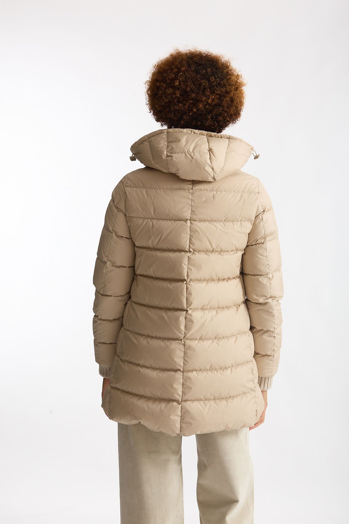Piumino midi CHAMONIX in nylon beige donna Herno - 2
