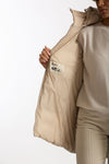Piumino midi CHAMONIX in nylon beige donna Herno - 5