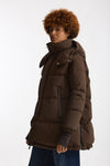 Piumino over windstopper marrone donna Herno - 3