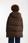 Piumino over windstopper marrone donna Herno - 4