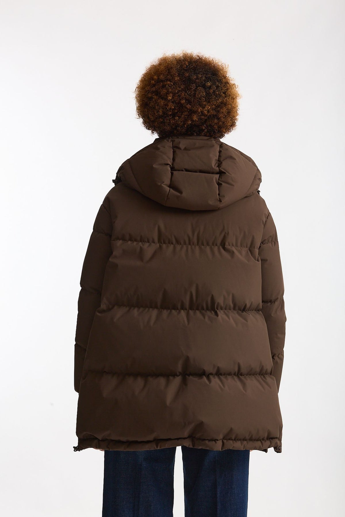 Piumino over windstopper marrone donna Herno - 4