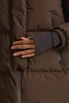 Piumino over windstopper marrone donna Herno - 5