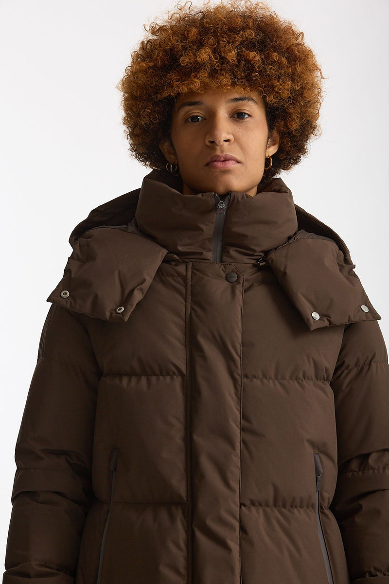 Piumino over windstopper marrone donna Herno - 6