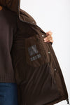 Piumino over windstopper marrone donna Herno - 7