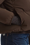 Piumino corto windstopper marrone donna Herno - 6