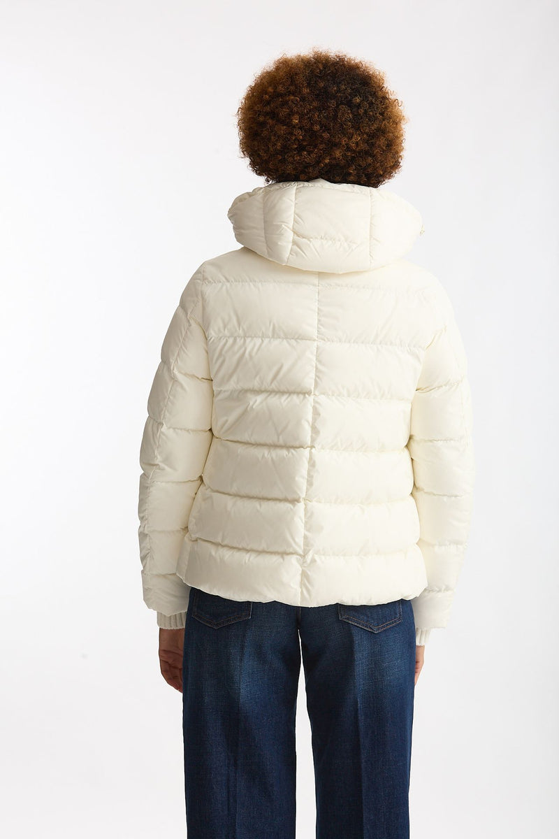 Piumino corto CHAMONIX in nylon bianco donna Herno - 3