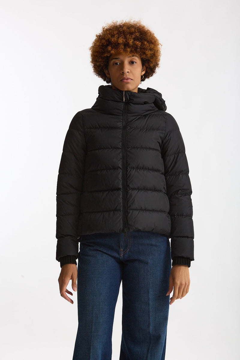 Piumino corto CHAMONIX in nylon nero donna Herno - 2