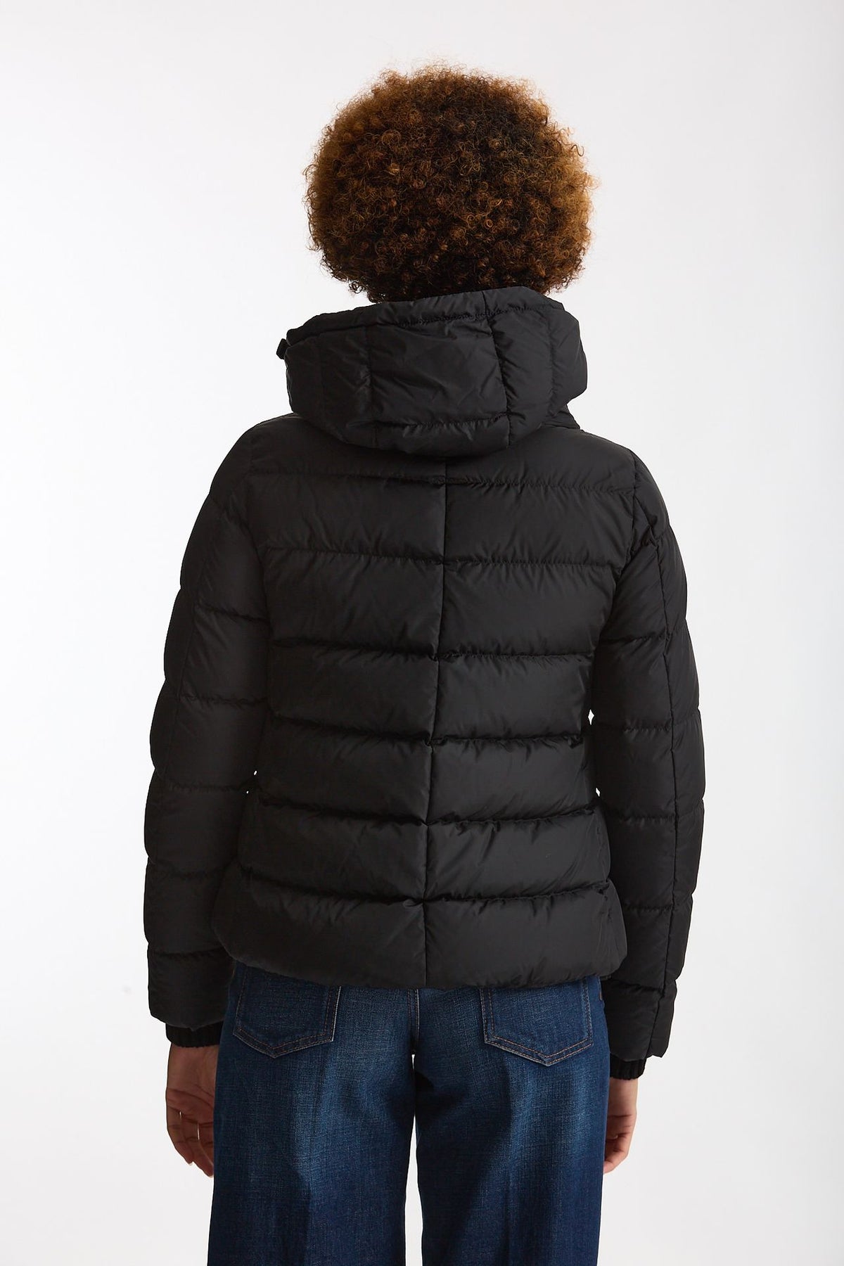 Piumino corto CHAMONIX in nylon nero donna Herno - 3