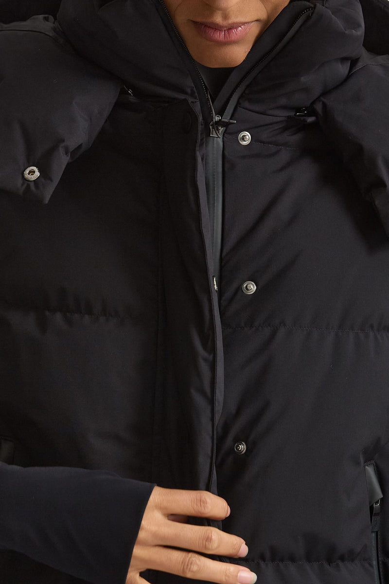 Piumino over windstopper nero donna Herno - 7