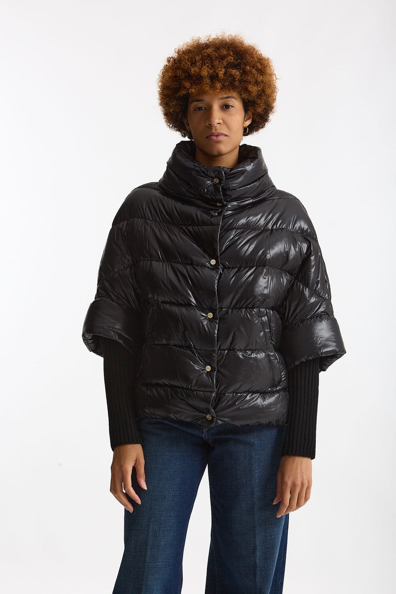 Cappa in nylon ultralight nero donna Herno - 7